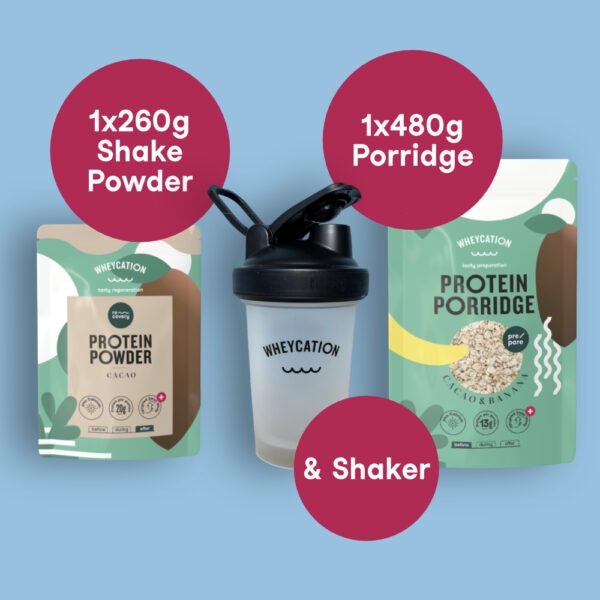 Starterset Protein Cacao Porridge Cacao u Shaker